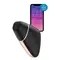Satisfyer Love Triangle - Вакуумний кліторальний стимулятор з вібрацією, 14.5х5.6 см (чорний)