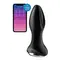 Satisfyer Rotator Plug 2+ - Анальна пробка з обертанням, 12.8х3.6 см (чорна)