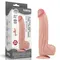 Реалистичный фаллоимитатор Sliding-Skin Dual Layer Dong 12", 31 см