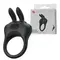 Pretty Love Davion Penis Ring Black - Ерекційне віброкільце, 7,4 см (чорний)