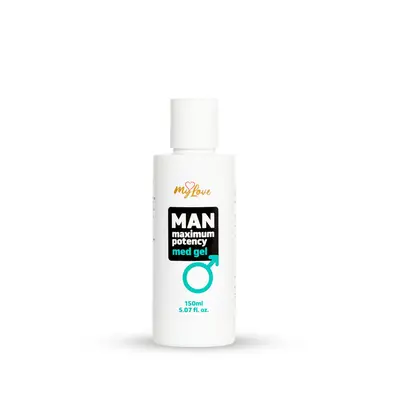 Стимулюючий лубрикант для чоловіків - MyLove Man Maximum Potency Med Gel, 150 мл