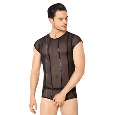 SoftLine Shirt and Shorts 4608 - Футболка та труси чоловічі, M/L (чорні)