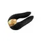 Shunga - Aiko Intimate Massager - Вібромасажер, 10.8х6.5 см (чорний)