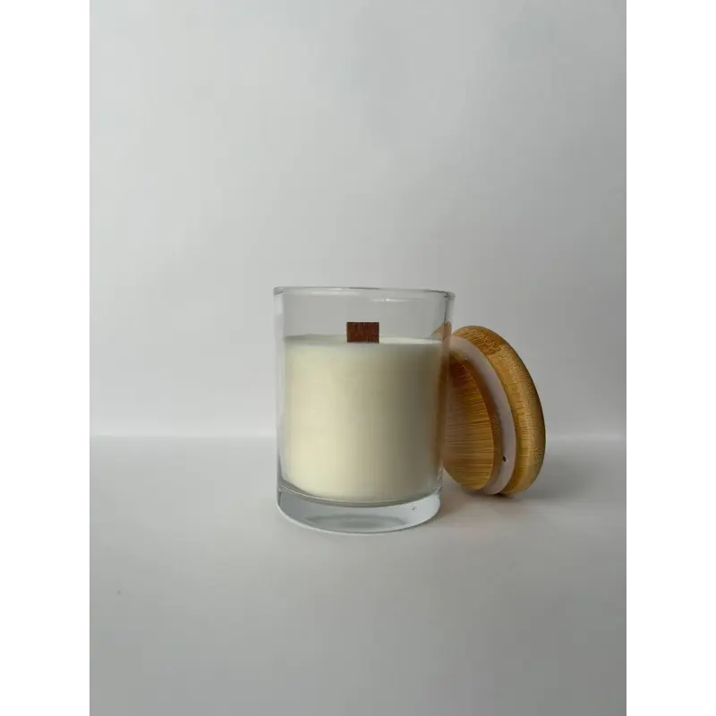 Glowing fire - Свеча соевая в стакане, 10х6.5 см (прозрачный стакан) Glowing fire - Свеча соевая в стакане, 10х6.5 см (прозрачный стакан)