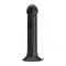 Pretty Love - Murray Dildo with Vibration - Реалістичний вібратор на присосці, 19х3.8 см (чорний)