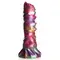Creature Cocks Larva Silicone Ovipositor Dildo - фантазийный фаллоимитатор инопланетянина с 4 личинками-яйцами, 22.9х6.1 см (радужный)