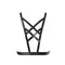 Bijoux Indiscrets MAZE - Cross Cleavage Harness - Портупея, OS (чорний)