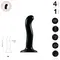 Насадка для страпона Strap-On-Me P&G-Spot Dildo, 18х3.3 см размер M