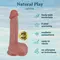 Фаллоимитатор Erospace Natural Play Silicone Dildo D1, 21 см