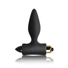Rocks Off Petite Sensations Plug Black - анальна пробка з віброкулею, 10х2 см (чорний)