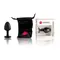 Dorcel Geisha Plug Diamond M анальная пробка со смещенным центром тяжести и кристаллом, 8х3.2 см (белый)