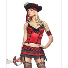 Leg Avenue - Scurvy Pirate Costume - Костюм пиратки, XS