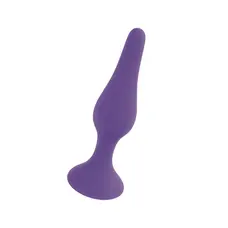 Boss Silicone Plug Purple Medium - Анальна пробка, 11 см (фіолетовий)