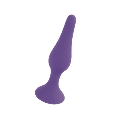 Boss Silicone Plug Purple Medium - Анальная пробка, 11 см (фиолетовый)