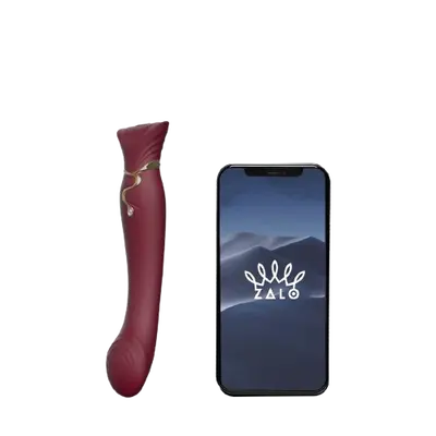 Zalo Queen Set Pulse Wave Clit Stim - Премиальный вибратор для клитора с насадкой для вакуумной стимуляции, 21.6х3.5 см (бордовый) Zalo Queen Set Pulse Wave Clit Stim - Премиальный вибратор для клитора с насадкой для вакуумной стимуляции, 21.6х3.5 см (бордовый)