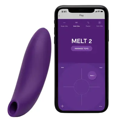 Вакуумний стимулятор клітора зі смарт управлінням We-Vibe Melt 2