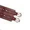 Кожаный пояс для бондажа Liebe Seele Wine Red Waist Cuff, размер M