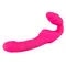 Vibrating Strapless Strap-On Pink - Безремневой страпон с вибрацией, 12х3.1 см