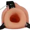Страпон з вібрацією для чоловіків LoveToy Vibrating Unisex Hollow Strap On, 18 см