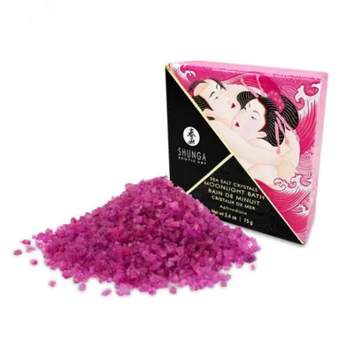 Shunga Moonlight Bath Aphrodisia – сіль Мертвого моря з афродизіаками для ванни, 75 мл.