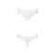 Passion PS005 Panties трусики-бразиліана з бавовни, XL (білий)