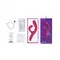Nova 2 by We-Vibe + Лубрикант 50 мл - Смарт вибратор-кролик, 21.7х3.9 см (малиновый)