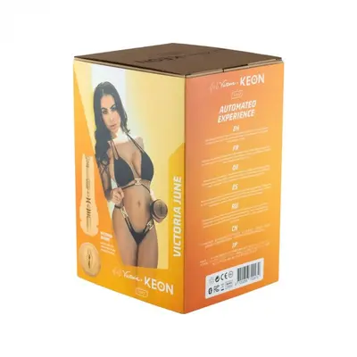 Kiiroo Keon Kombo Set - Інтерактивна секс-машина для чоловіків із мастурбатором Feel Victoria June