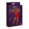 Moonlight Plus Model 08 Red - еротична ажурна міні-сукня з відкритою спиною, XL/XXXL (червоний)