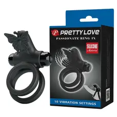 Pretty Love - Vibrating Dual Rings - Ерекційне вібро кільце, 3.2-3.8 см