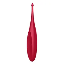Satisfyer Twirling Fun Poppy Red точечный вибратор для клитора, 17.5х3.2 см (красный)