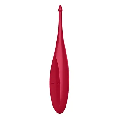 Satisfyer Twirling Fun Poppy Red точковий вібратор для клітора, 17.5х3.2 см (червоний)