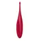 Satisfyer Twirling Fun Poppy Red точковий вібратор для клітора, 17.5х3.2 см (червоний)