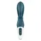 Satisfyer Hug Me - Ніжний вібратор-кролик, 21 см (сірий)