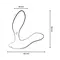 We-Vibe Vector + Лубрикант 50 мл- Масажер простати, 10.6х3 см (чорний)