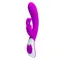 Pretty Love Harlan Vibrator Purple - Вибратор с кокетливыми ушками, 21.5х3.5 см (фиолетовый)