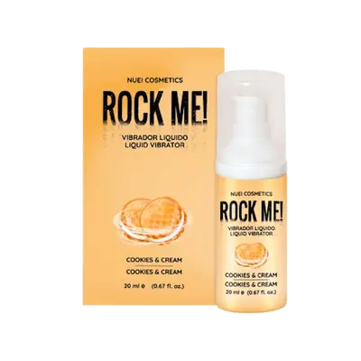 Рідкий вібратор Nuei Rock Me!, 20 мл (печиво з кремом)