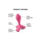 Satisfyer Game Changer - Анальна пробка з вібрацією, 11.5х4.1 см (рожева)