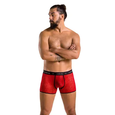 Passion - 046 SHORT PARKER red - Сексуальні чоловічі труси з відкритою попкою, XXL/XXXL