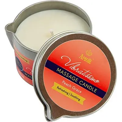 Масажна свічка Vibratissimo Peach Grace, 100 мл (персик)