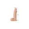 LyBaile Ultra Female Strap-On Realistic Dildo For her - жіночий страпон з реалістичним вібратором, 19.4 см (тілесний)