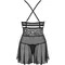 Obsessive 838-BAB -1 babydoll - спокусливий бебі дол, XXL (чорний)