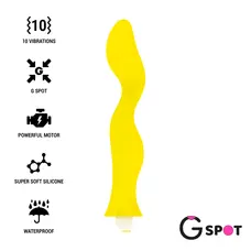 G-SPOT GAVYN - Вибратор для зоны G, 17 см (желтый)