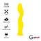 G-SPOT GAVYN - Вібратор для зони G, 17 см (жовтий)