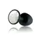 Dorcel Geisha Plug Diamond M анальная пробка со смещенным центром тяжести и кристаллом, 8х3.2 см (белый)