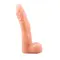 T-Skin Spread Me No.03 Dildo 6.9" - Фаллоимитатор с мошонкой, 17.7х3.5 см (телесный)