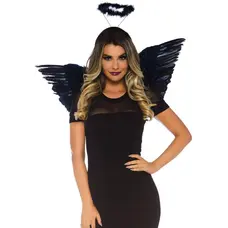 Leg Avenue - Angel Accessory Kit - Набор ангела (чёрный)