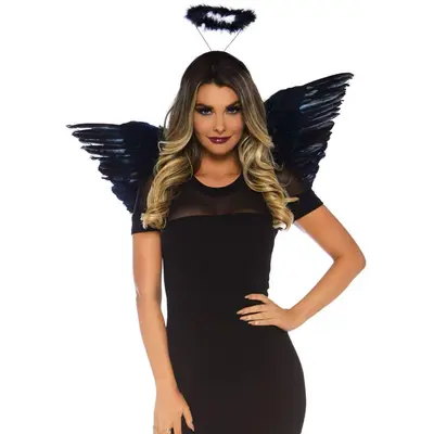 Leg Avenue - Angel Accessory Kit - Набір ангела (чорний)