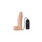 LyBaile Ultra Female Strap-On Realistic Dildo For her - жіночий страпон з реалістичним вібратором, 19.4 см (тілесний)