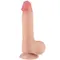 Реалистичный фаллоимитатор Sliding-Skin Dual Layer Dong 8", 20 см