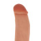 Get Real Silicone Dildo 7 inch w Balls - Силиконовый фаллоимитатор с мошонкой, 18х3.5 см (телесный)